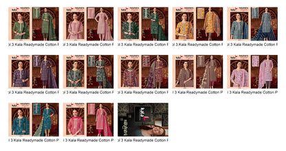 Nakshatra Vol 3 Kala Readymade Cotton Pant Suits Wholesale Price