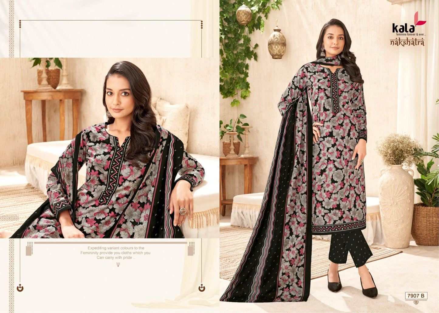 Nakshatra Vol 4 B Kala Readymade Cotton Pant Suits Wholesaler India