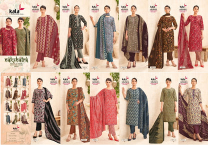 Nakshatra Vol 4 Kala Readymade Cotton Pant Suits Manufacturer Gujarat