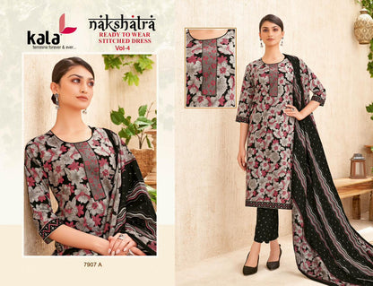 Nakshatra Vol 4 Kala Readymade Cotton Pant Suits Manufacturer Gujarat