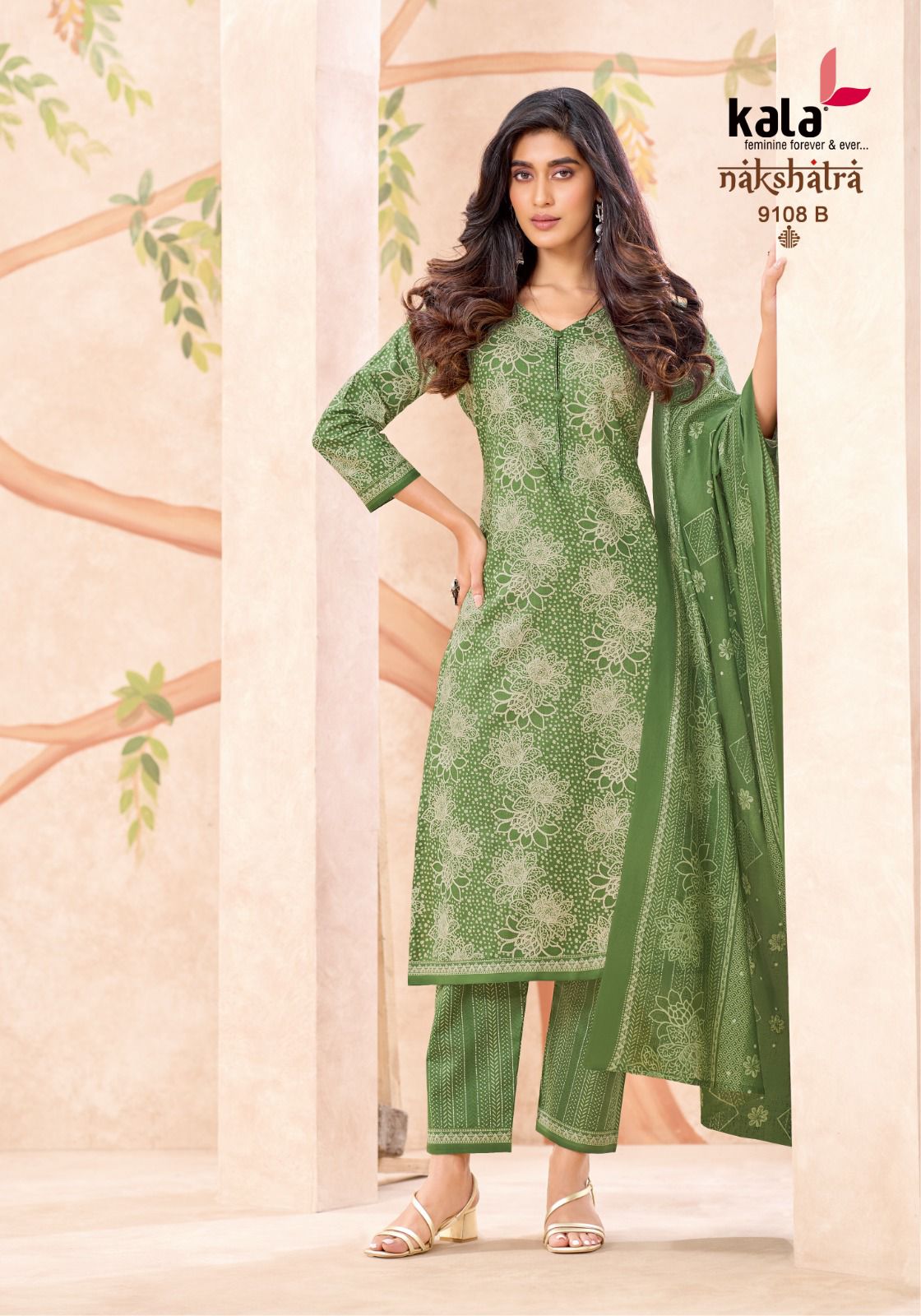 Nakshatra Vol 5 B Kala Cotton Pant Style Suits Manufacturer Gujarat