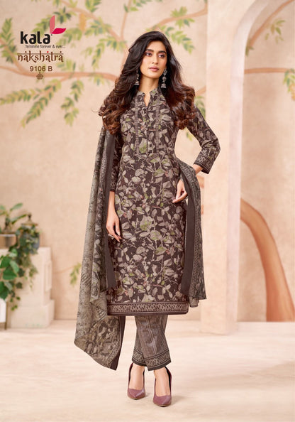 Nakshatra Vol 5 B Kala Cotton Pant Style Suits Manufacturer Gujarat