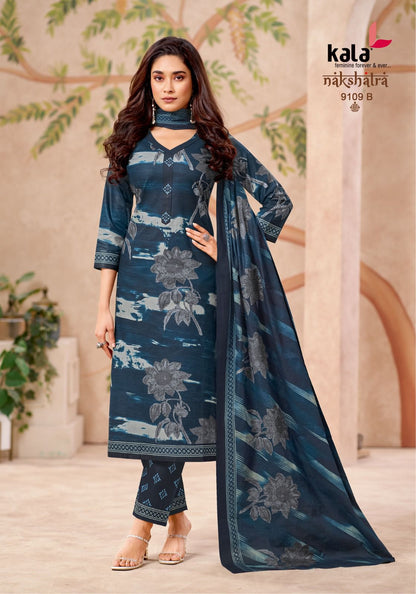 Nakshatra Vol 5 B Kala Cotton Pant Style Suits Manufacturer Gujarat