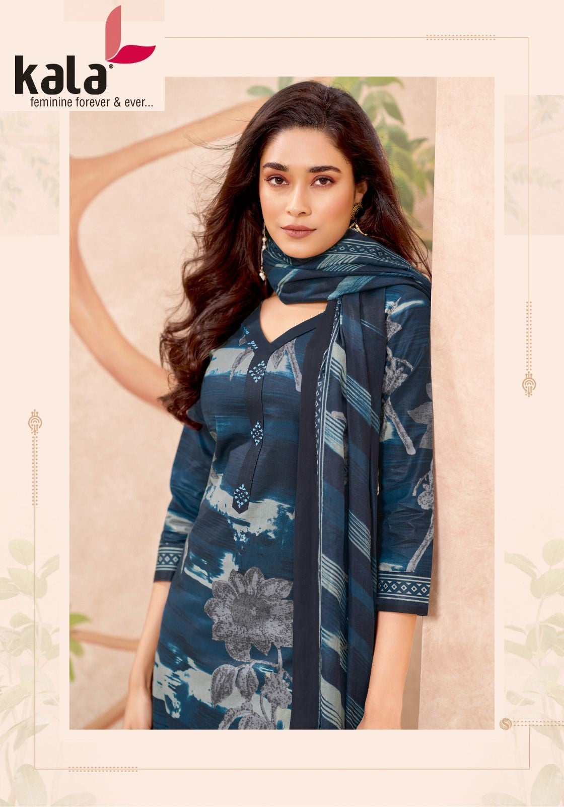 Nakshatra Vol 5 B Kala Cotton Pant Style Suits Manufacturer Gujarat