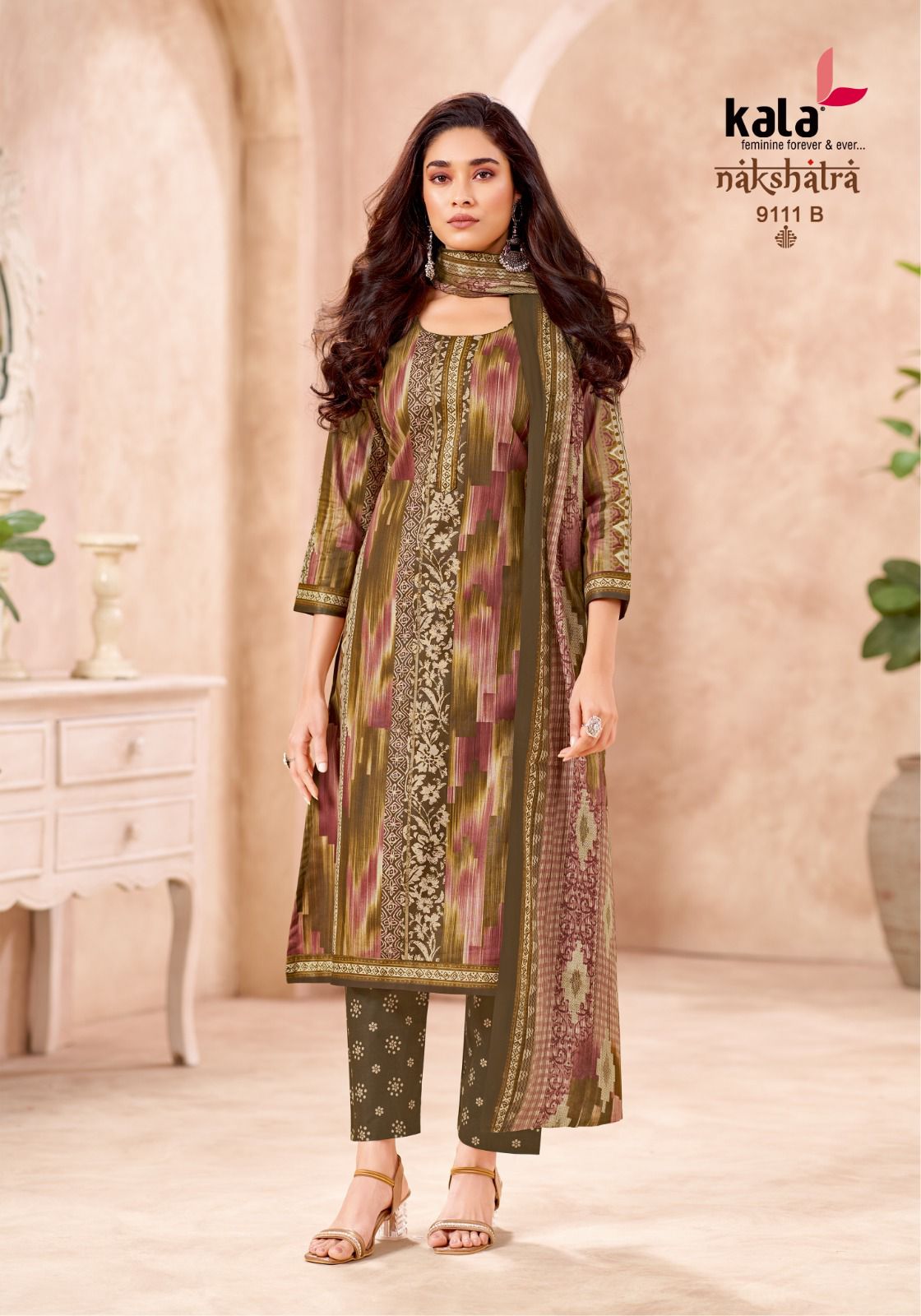 Nakshatra Vol 5 B Kala Cotton Pant Style Suits Manufacturer Gujarat