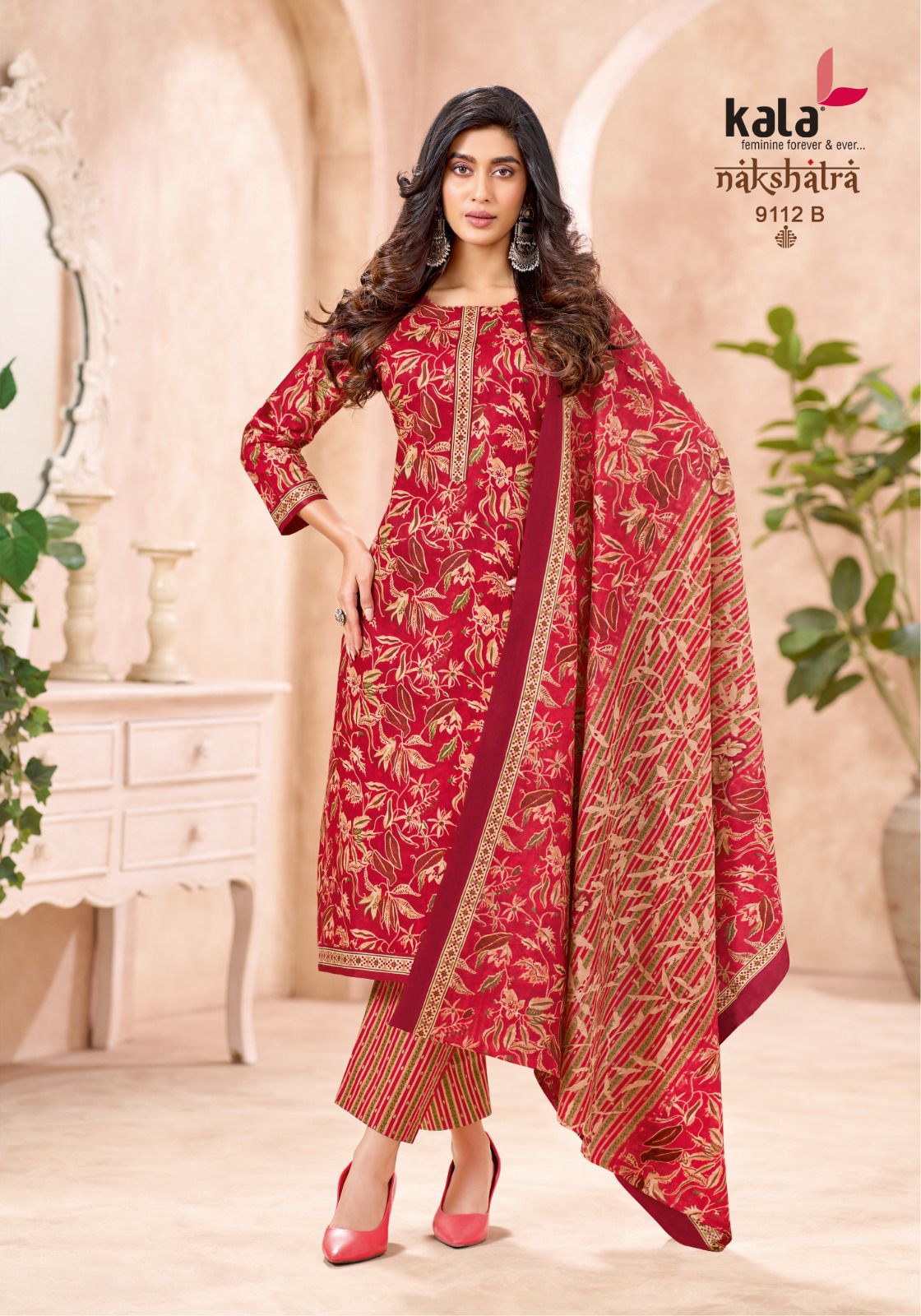 Nakshatra Vol 5 B Kala Cotton Pant Style Suits Manufacturer Gujarat