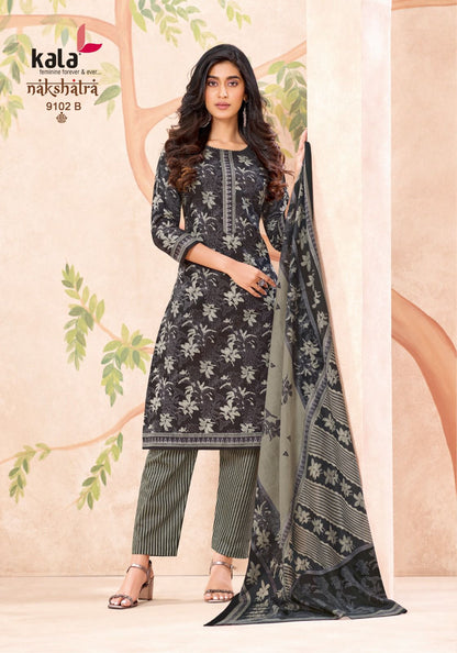 Nakshatra Vol 5 B Kala Cotton Pant Style Suits Manufacturer Gujarat