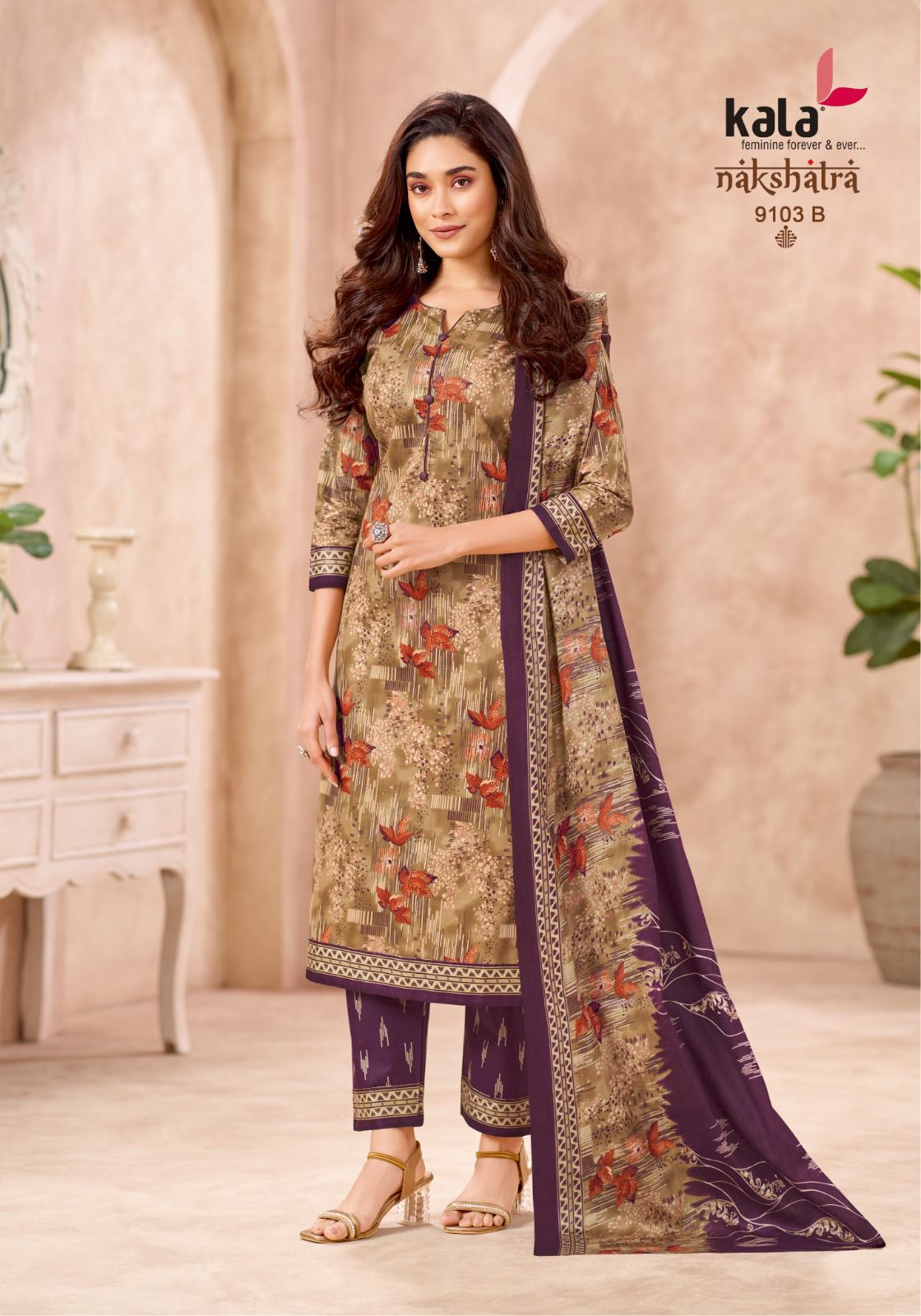 Nakshatra Vol 5 B Kala Cotton Pant Style Suits Manufacturer Gujarat