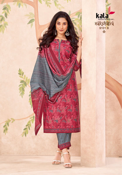 Nakshatra Vol 5 B Kala Cotton Pant Style Suits Manufacturer Gujarat