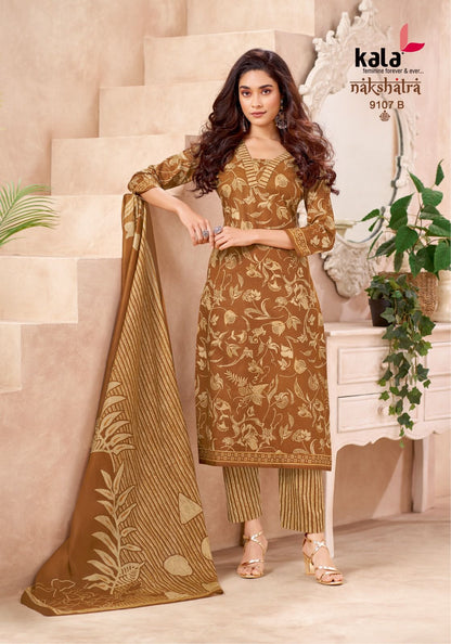 Nakshatra Vol 5 B Kala Cotton Pant Style Suits Manufacturer Gujarat