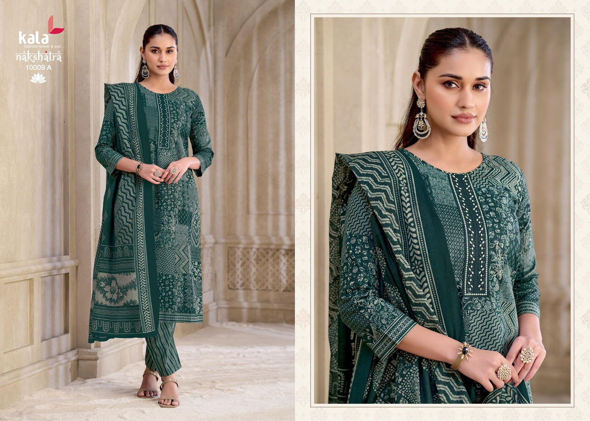 Nakshatra Vol 6 Kala Readymade Cotton Pant Suits Wholesaler India