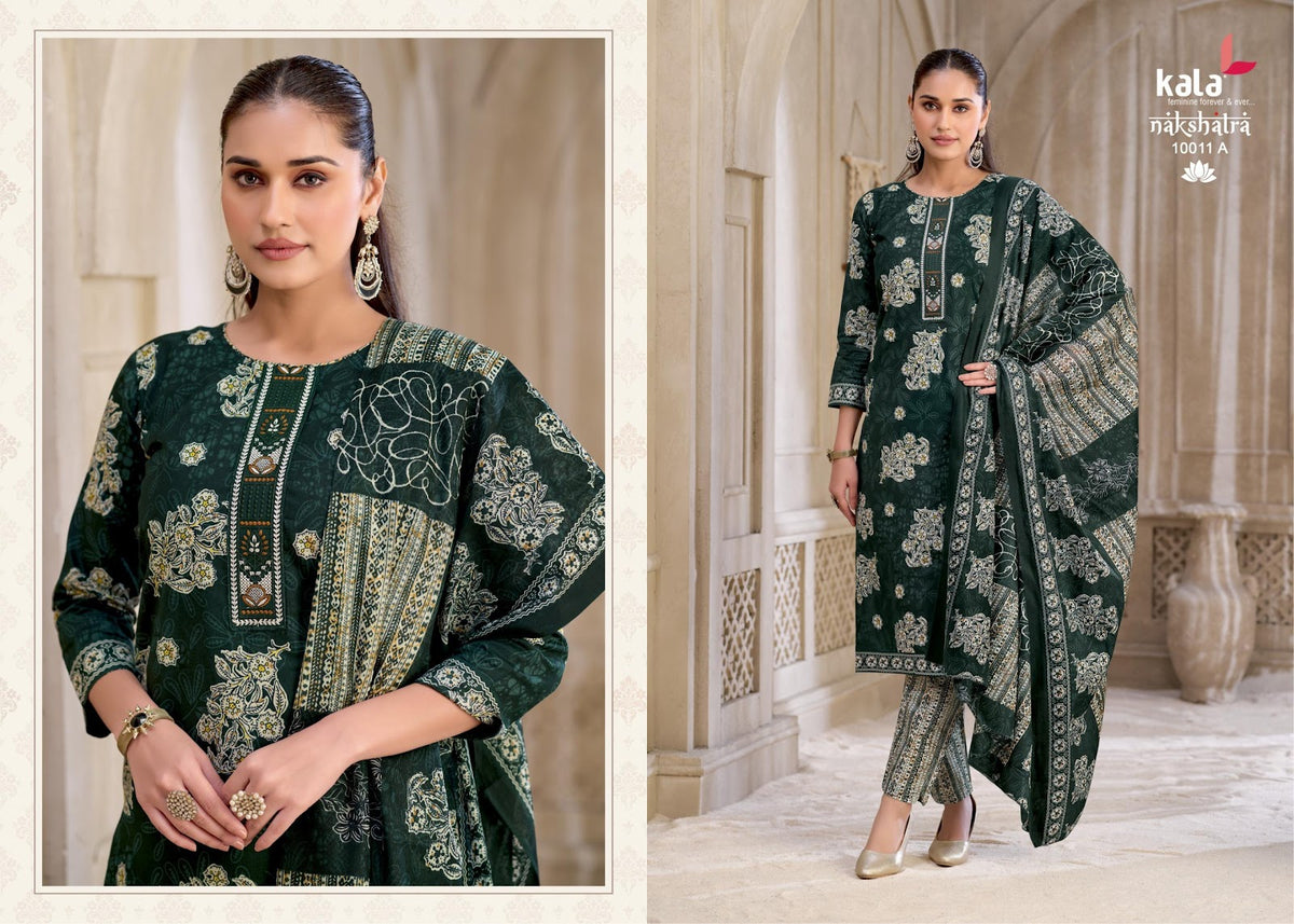 Nakshatra Vol 6 Kala Readymade Cotton Pant Suits Wholesaler India