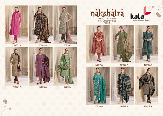 Nakshatra Vol 6 Kala Readymade Cotton Pant Suits Wholesaler India