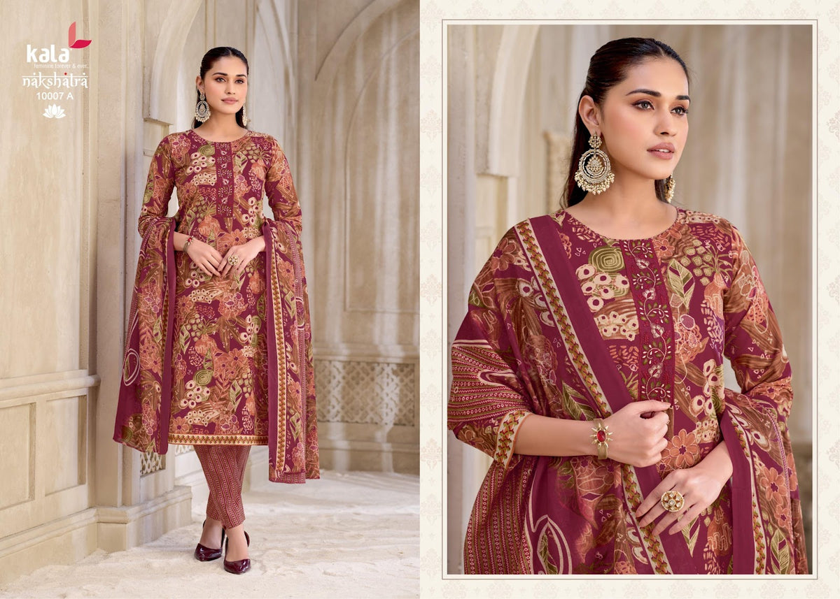 Nakshatra Vol 6 Kala Readymade Cotton Pant Suits Wholesaler India