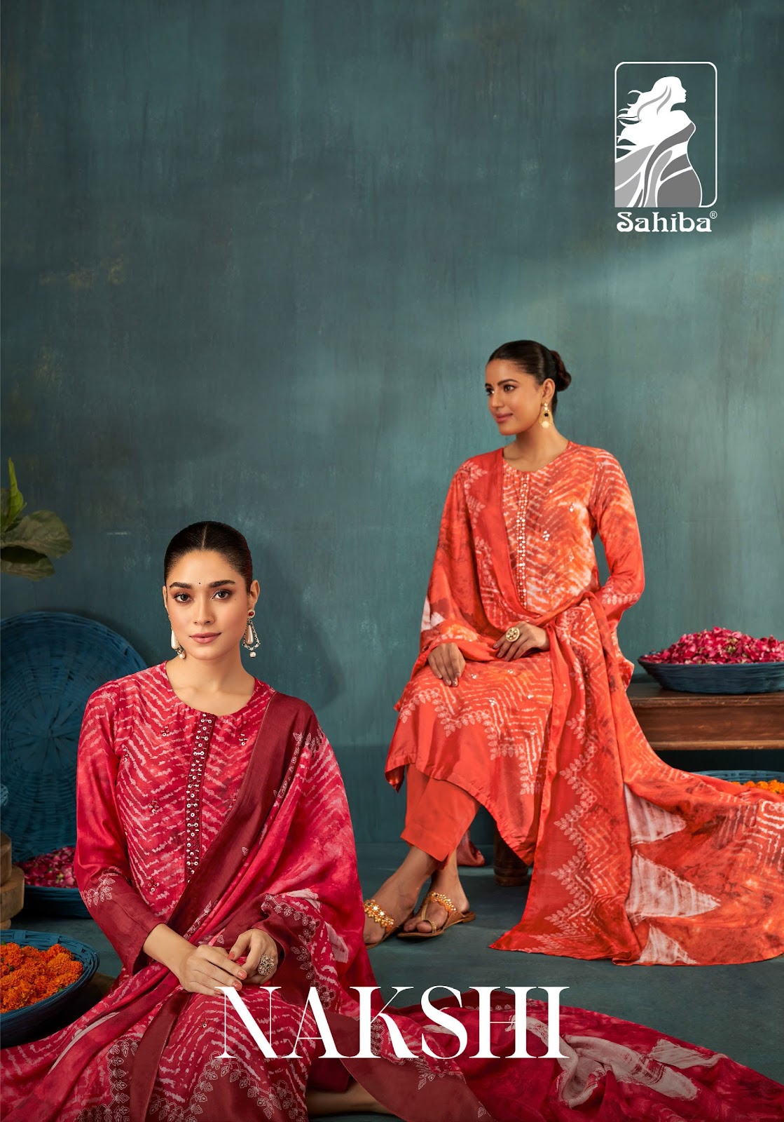 Nakshi Sahiba Muslin Silk Pant Style Suits Wholesaler