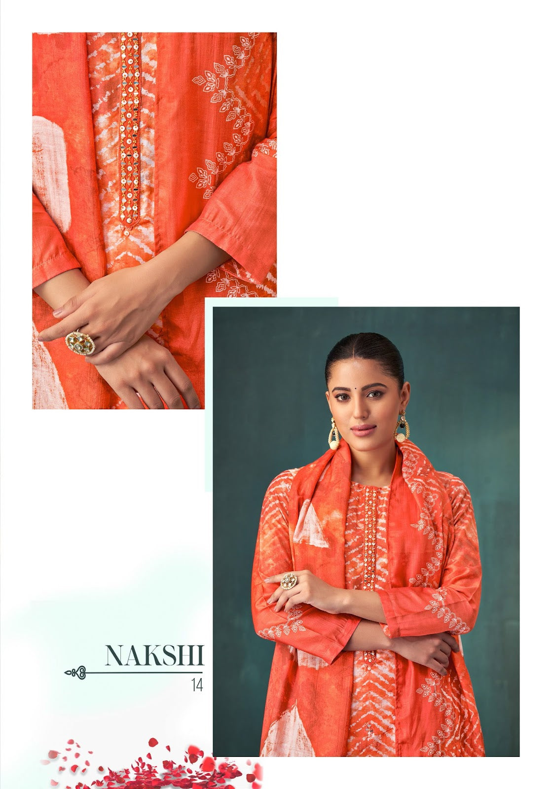 Nakshi Sahiba Muslin Silk Pant Style Suits Wholesaler