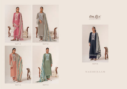 Nakshikaam Omtex Lawn Cotton Pakistani Salwar Suits Manufacturer Ahmedabad