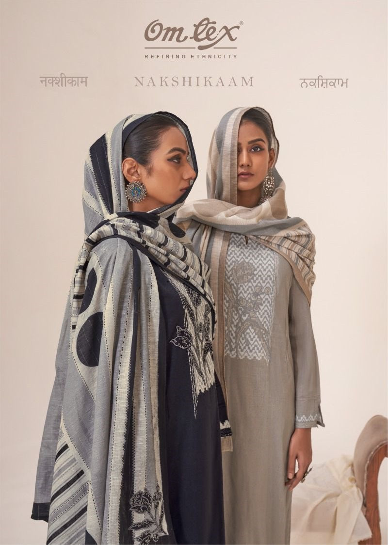 Nakshikaam Omtex Lawn Cotton Pakistani Salwar Suits Manufacturer Ahmedabad