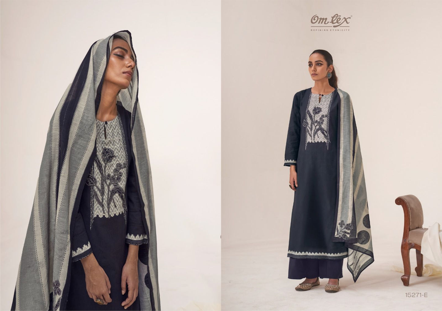 Nakshikaam Omtex Lawn Cotton Pakistani Salwar Suits Manufacturer Ahmedabad