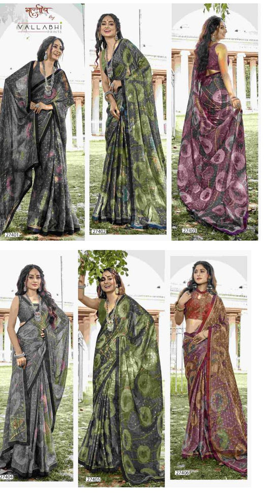 Nalanda Vallabhi Prints Brasso Sarees Exporter Gujarat