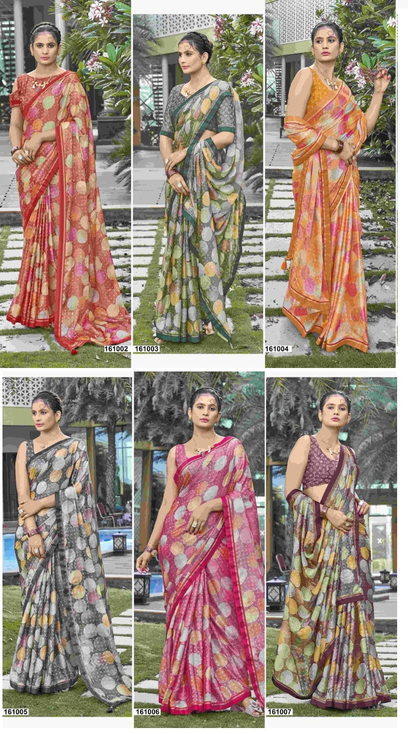 Nalanda Vol 2 Vallabhi Prints Brasso Sarees Wholesale