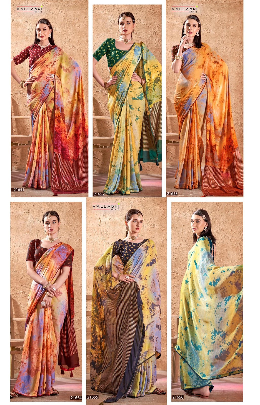 Namiksha Vol 2 Vallabhi Prints Georgette Sarees Supplier