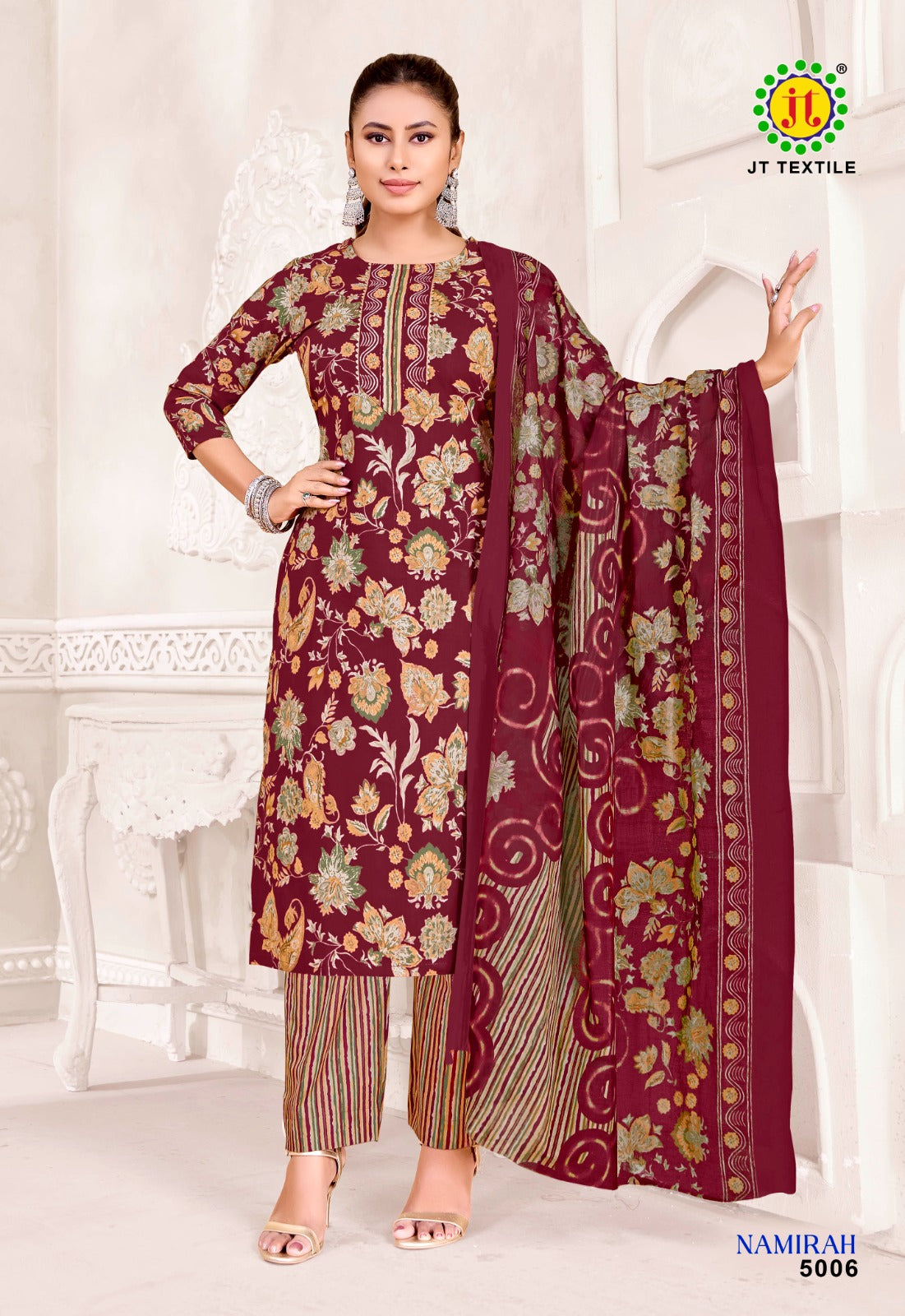 Namirah Vol 5 Jt Cotton Dress Material Manufacturer Ahmedabad