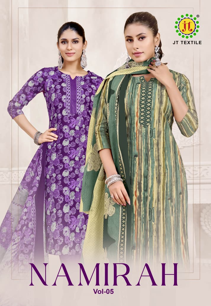 Namirah Vol 5 Jt Cotton Dress Material Manufacturer Ahmedabad
