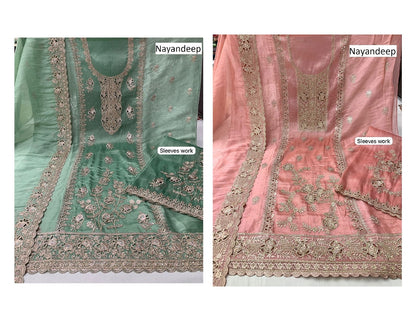 Namita Nayandeep Silk Salwar Suits Wholesale