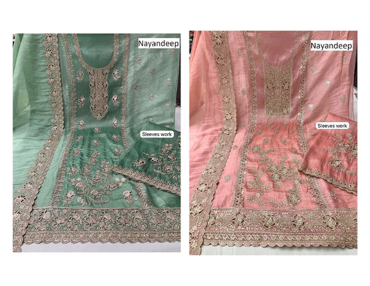 Namita Nayandeep Silk Salwar Suits Wholesale