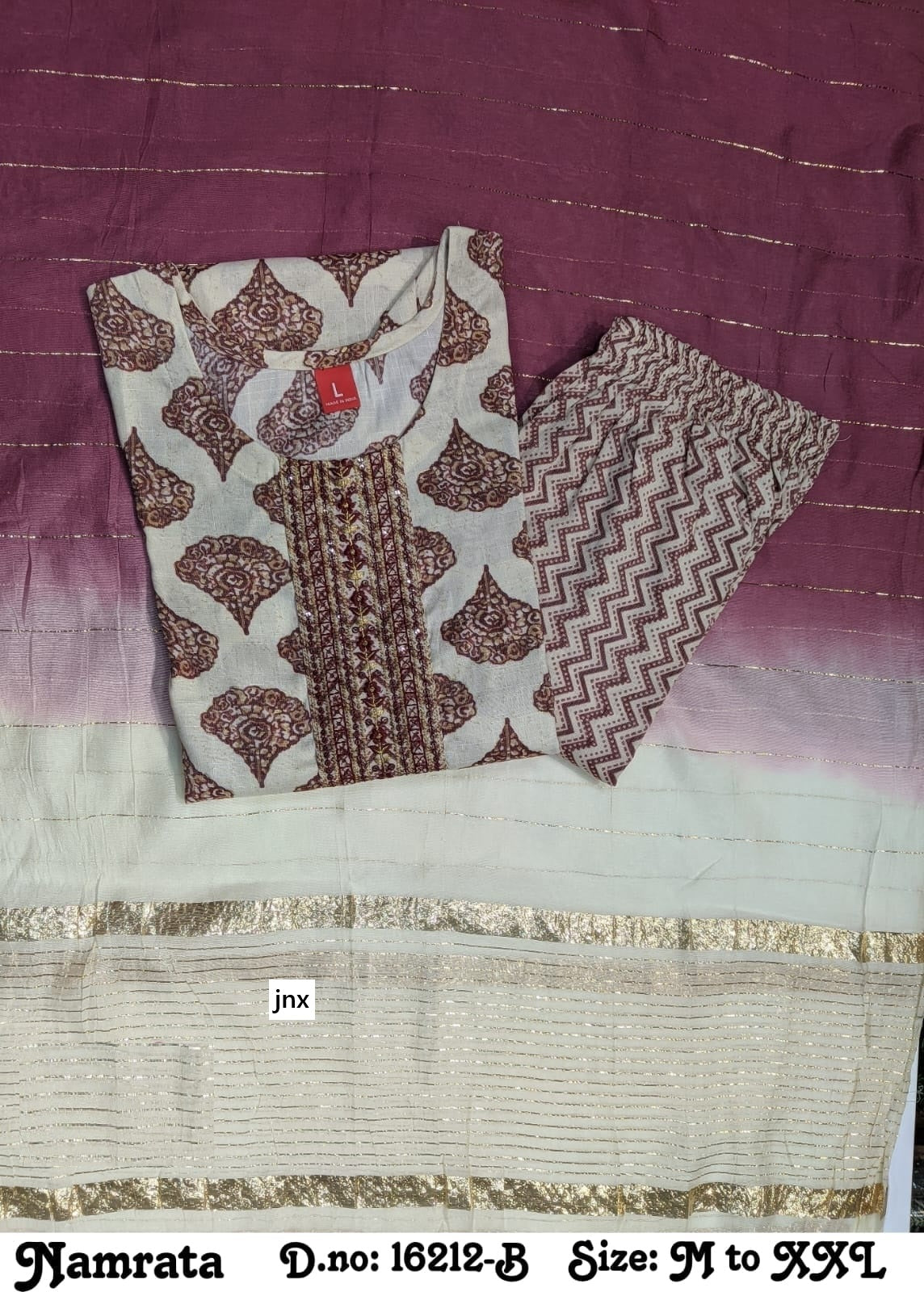 Namrata Jnx Capsule Readymade Pant Style Suits Exporter India