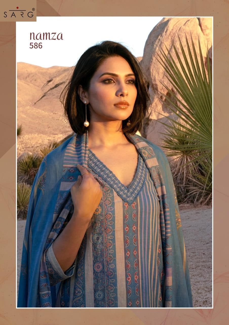 Namza Sarg Cotton Pant Style Suits Exporter Gujarat