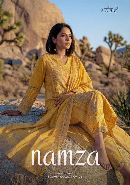 Namza Sarg Cotton Pant Style Suits Exporter Gujarat