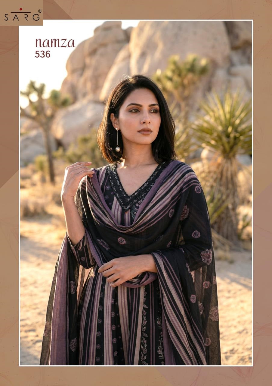 Namza Sarg Cotton Pant Style Suits Exporter Gujarat
