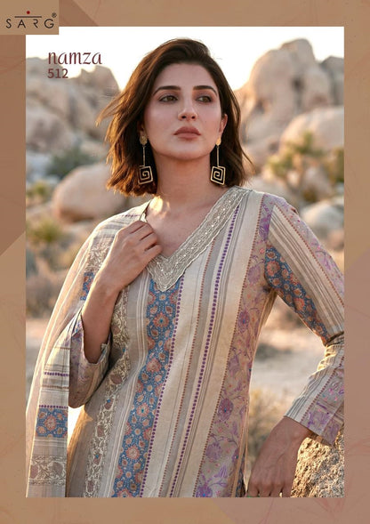 Namza Sarg Cotton Pant Style Suits Exporter Gujarat