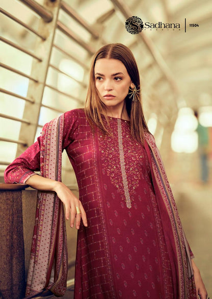 Nana Sadhana Pure Viscose Pashmina Suits Supplier India