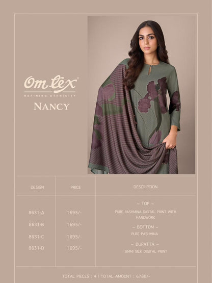 Nancy Omtex Pashmina Suits Wholesaler Ahmedabad