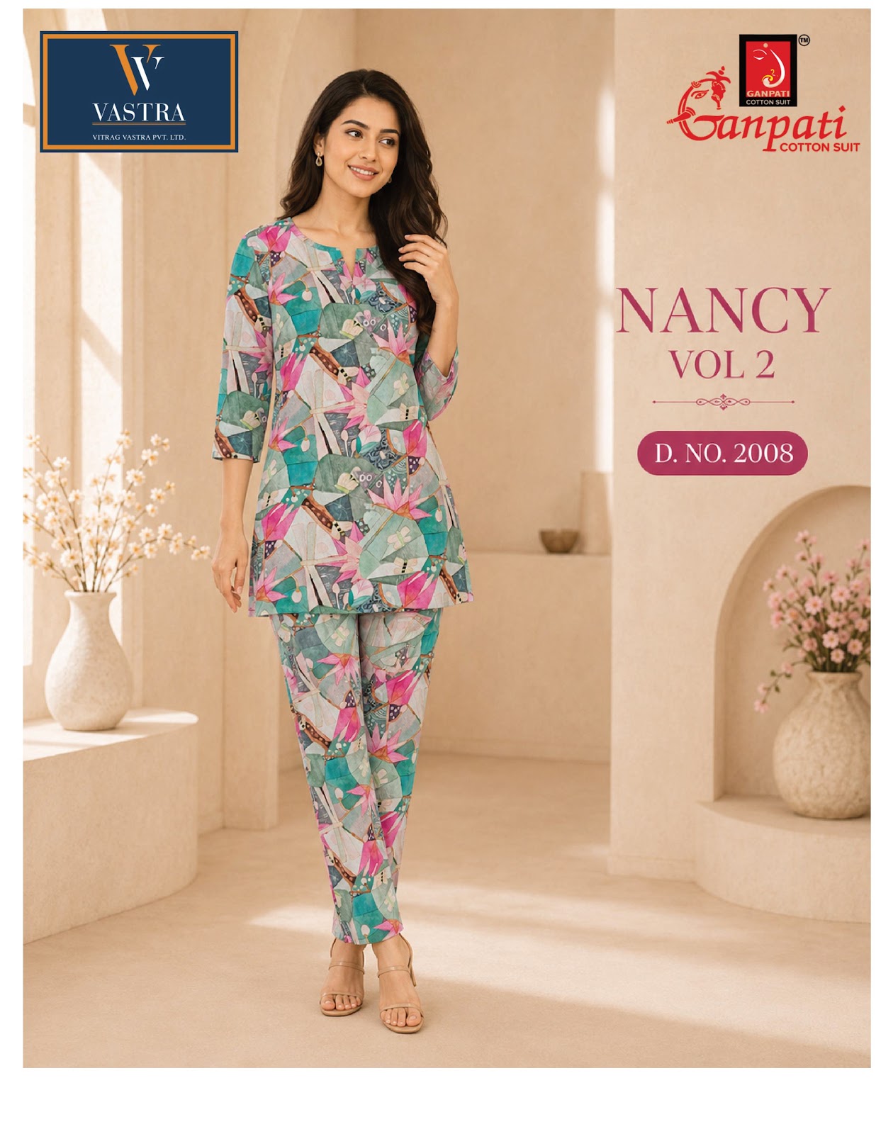 Nancy Vol 2 Ganpati Rayon Co Ord Set Exporter