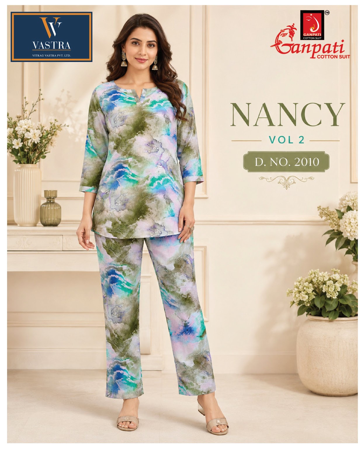 Nancy Vol 2 Ganpati Rayon Co Ord Set Exporter