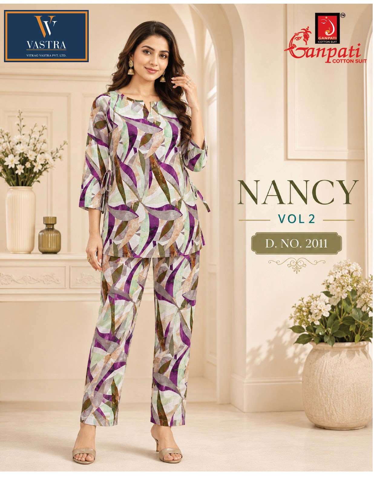 Nancy Vol 2 Ganpati Rayon Co Ord Set Exporter