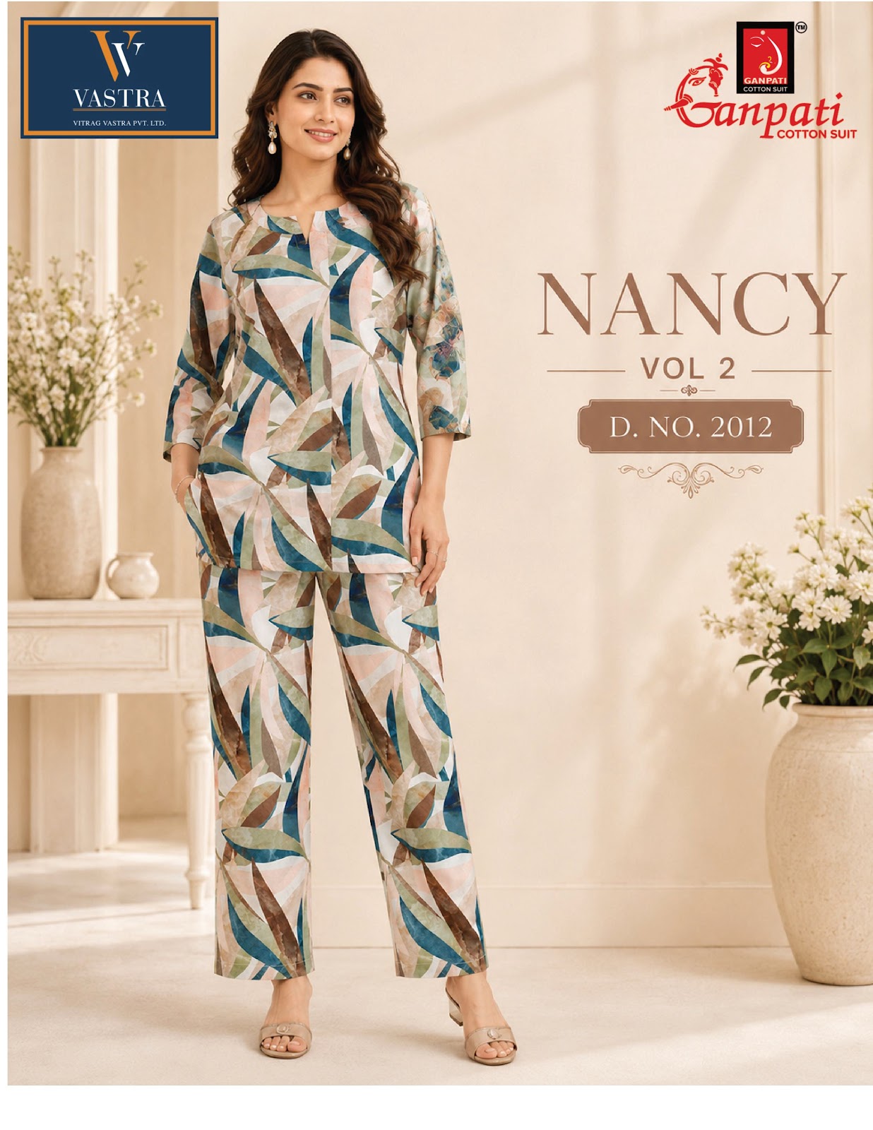 Nancy Vol 2 Ganpati Rayon Co Ord Set Exporter