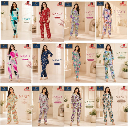 Nancy Vol 2 Ganpati Rayon Co Ord Set Exporter