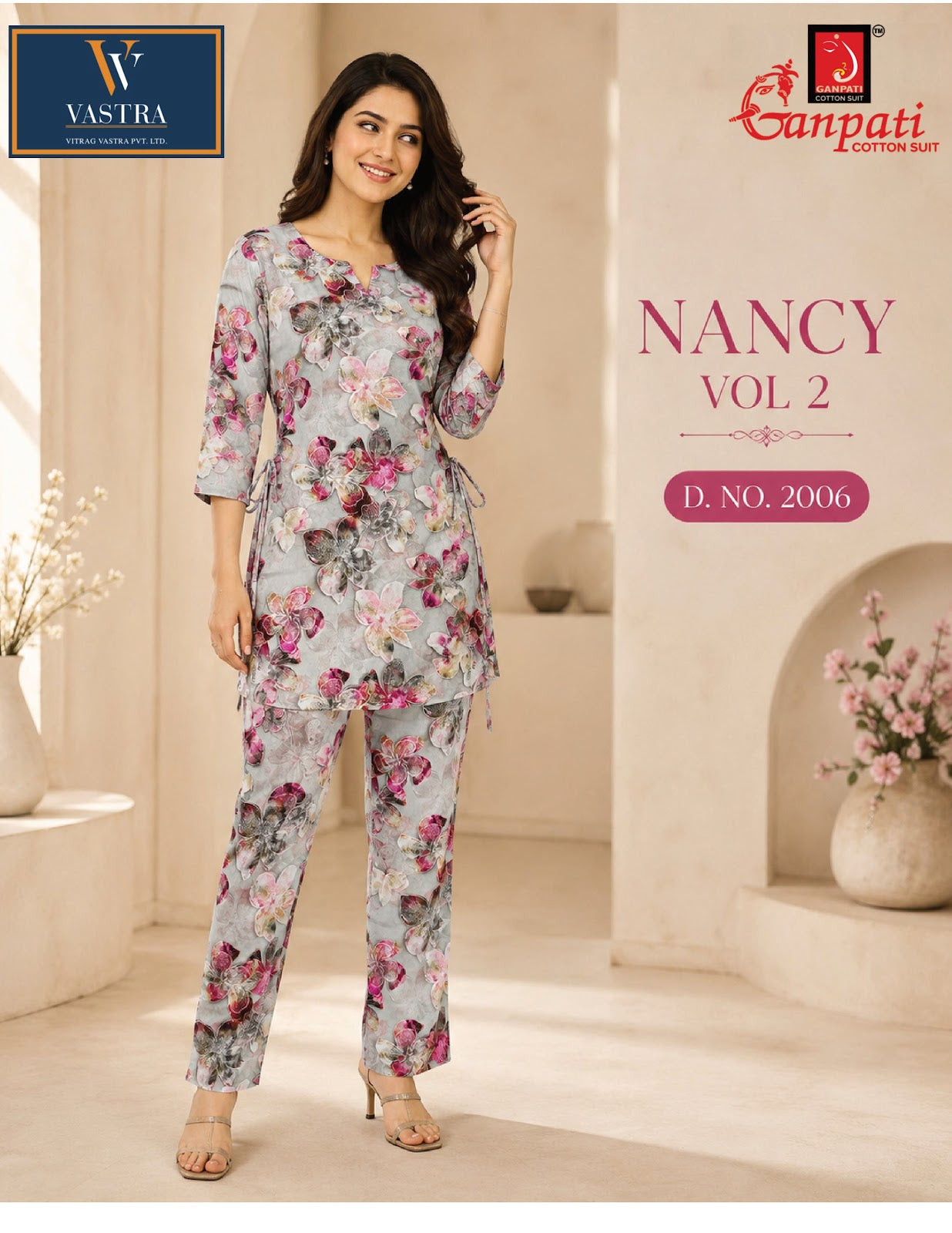 Nancy Vol 2 Ganpati Rayon Co Ord Set Exporter