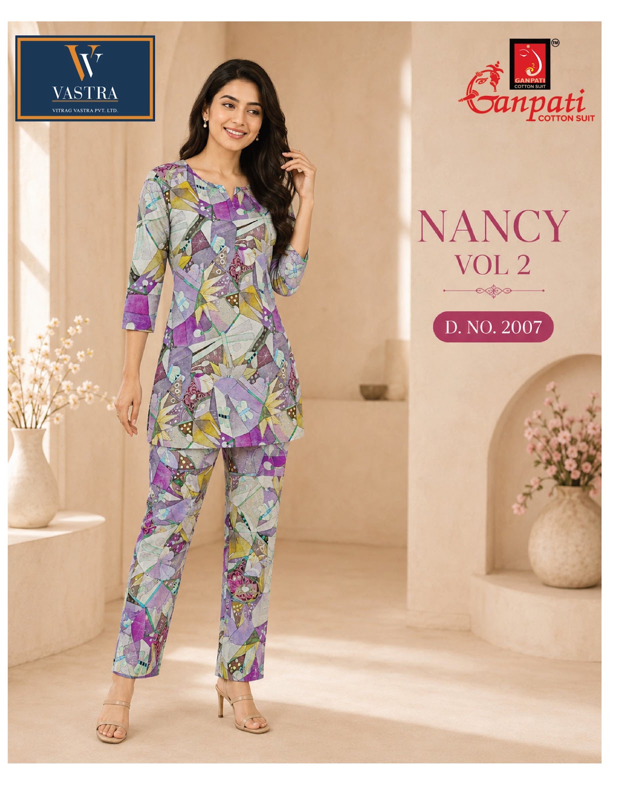 Nancy Vol 2 Ganpati Rayon Co Ord Set Exporter