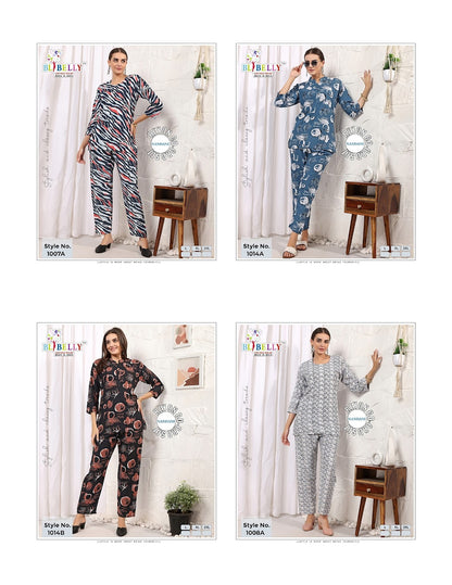 Nandani Belly Rayon 24Kg Co Ord Set Supplier Ahmedabad