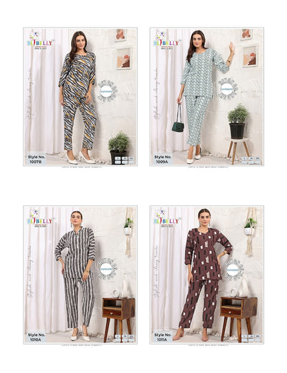 Nandani Belly Rayon 24Kg Co Ord Set Supplier Ahmedabad