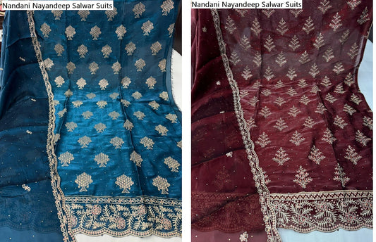 Nandani Nayandeep Jimmy Chu Salwar Suits Exporter