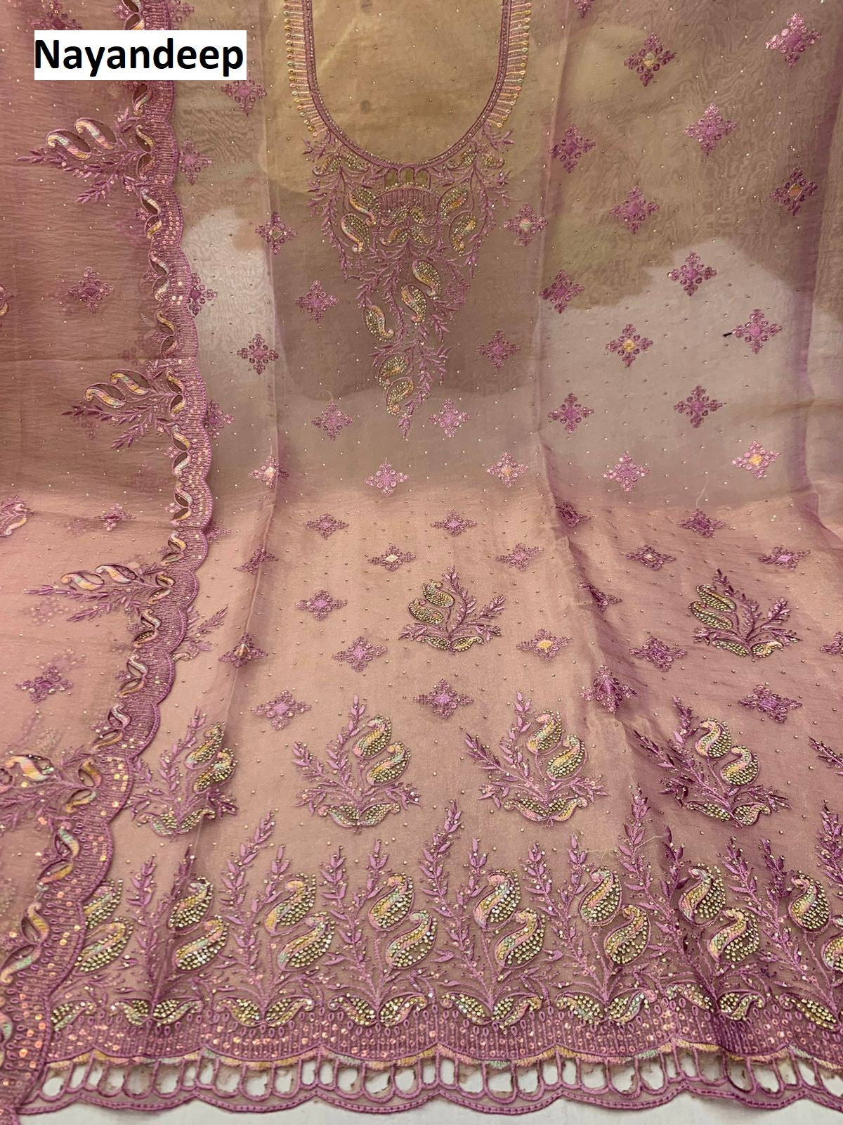 Nandani New Nayandeep Silk Salwar Suits Supplier Gujarat
