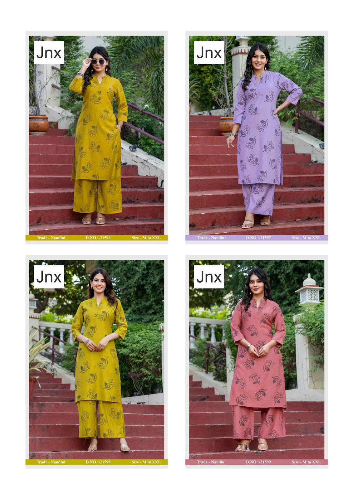 Nandini Jnx Kurti Pant Set Wholesale
