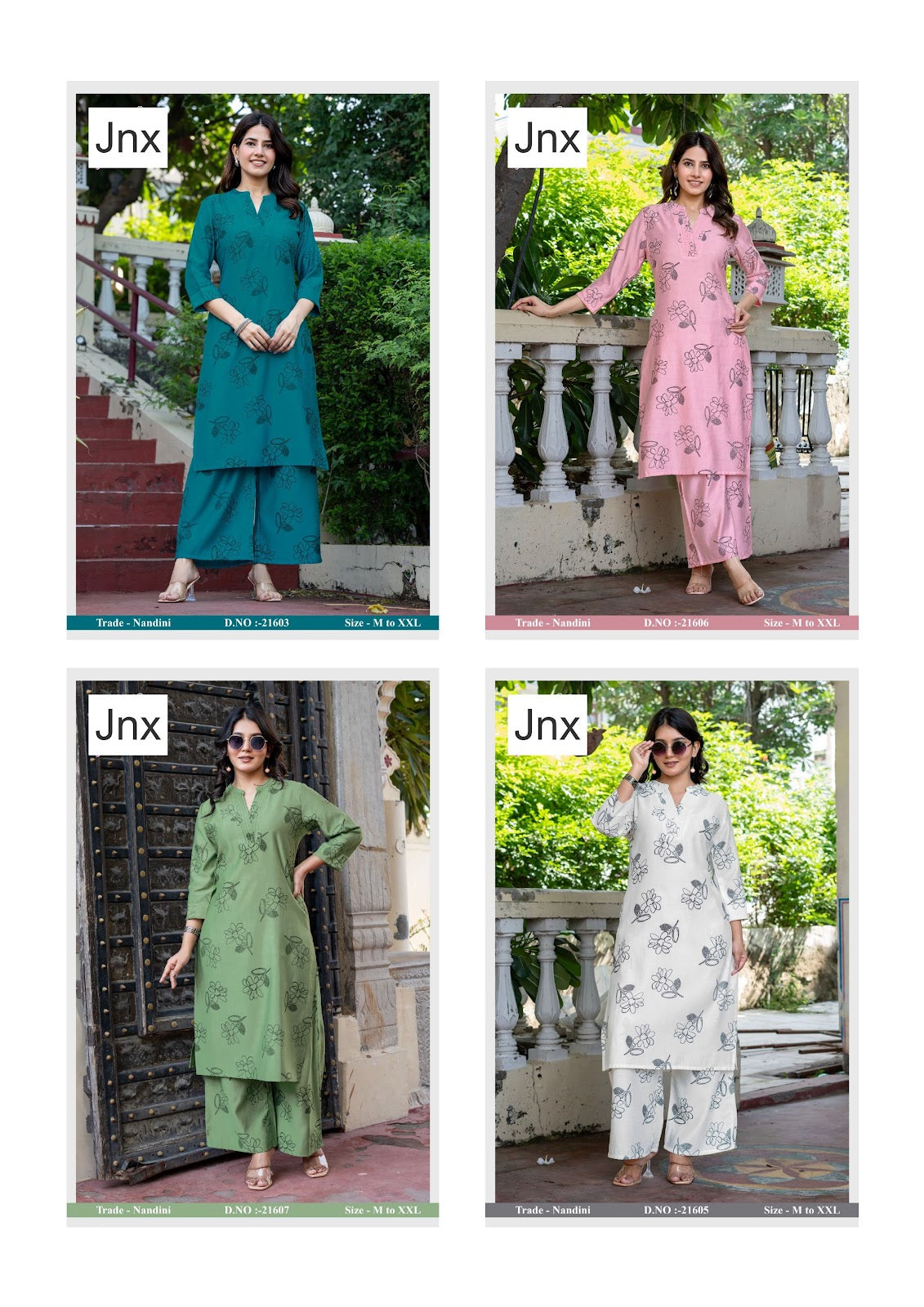 Nandini Jnx Kurti Pant Set Wholesale